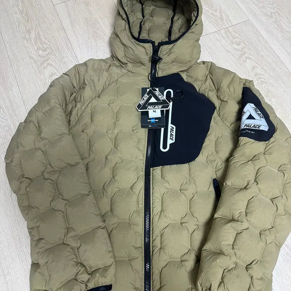[BUNJANG] Palace Pertex Lightweight Down Jacket Tan Small / [S]팔라스 퍼텍스 라이트닝 업 다운 재킷 탄