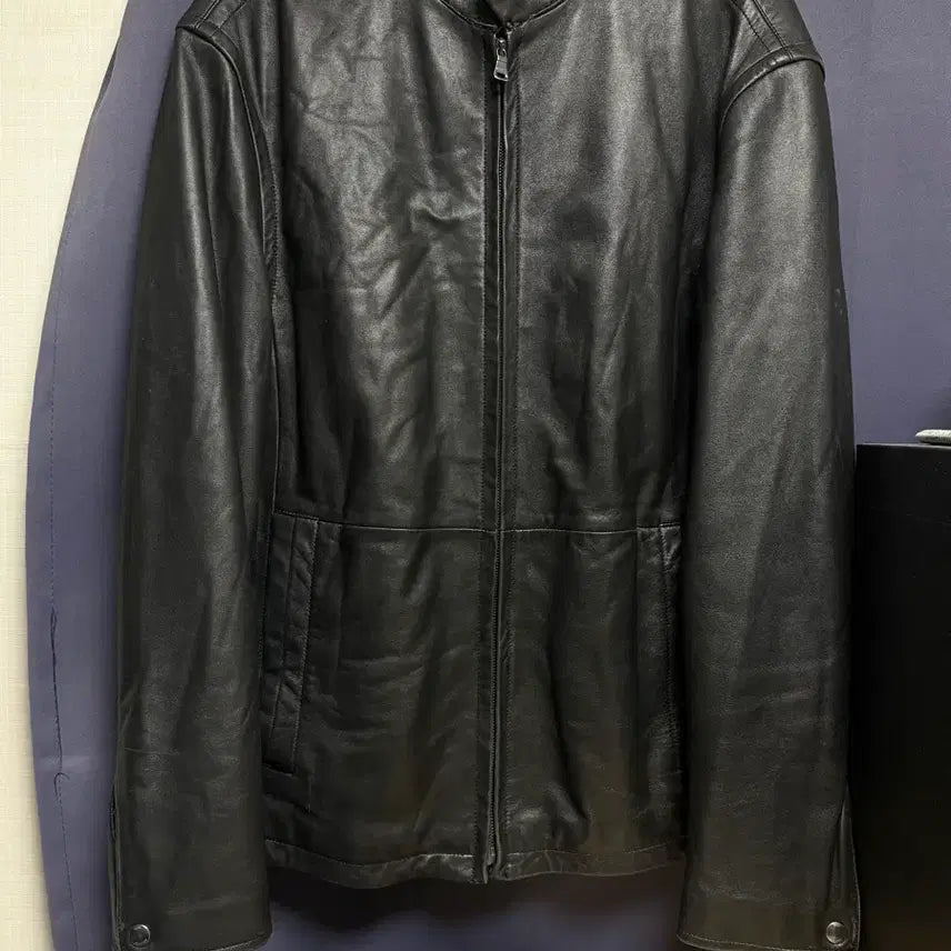 [BUNJANG] BOSS Hugo Boss Craigon Lamb Leather Jacket Vintage / 빈티지 휴고 보스 양가죽 자켓 (L~XL)