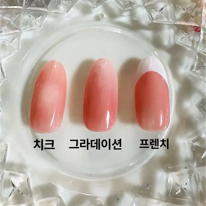 [BUNJANG] Handmade Nail Tips Set (10Pcs) - Custom Color Selection Available / 스탠다드 수제네일팁 10P세트 색상선택 가능