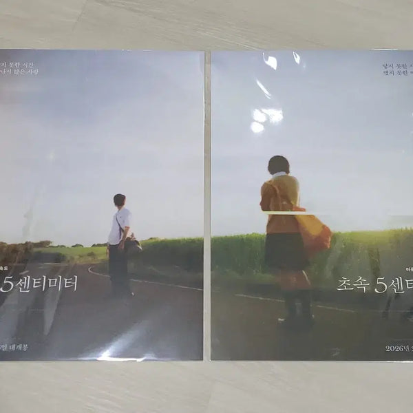 [BUNJANG] 5 Centimeters Per Second Poster Set (2 Types) / [전용박스 안전포장] 초속5센티미터 포스터 2종 세트