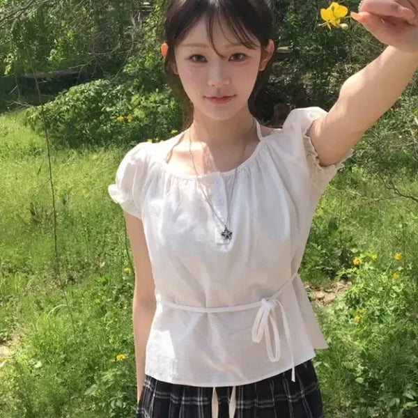 [BUNJANG] Attrangs Lily and Co. Muse Benito Shirring Blouse / 셔링 블라우스/아뜨랑스리리앤코히니크워너비뮤즈베니토가나다란하객룩데이트룩