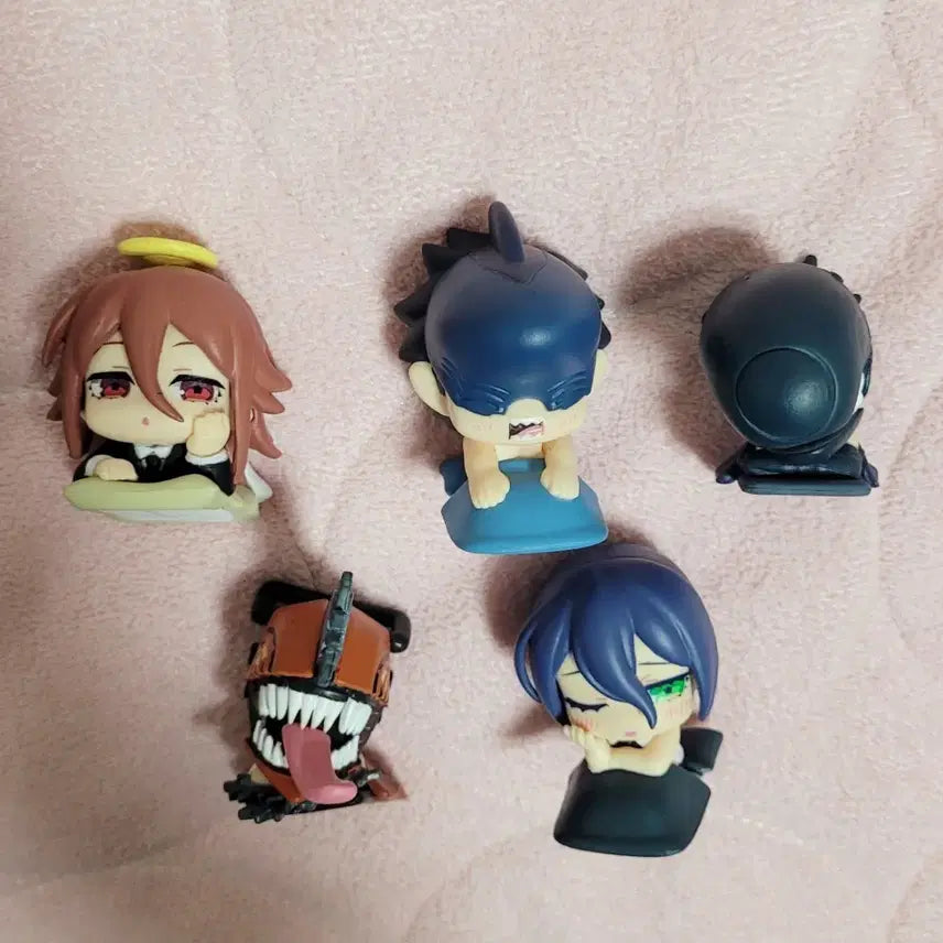 [BUNJANG] Chainsaw Man Akane Shinomiya Onemutan Figure Full Set of 5 / (풀세트) 체인소맨 레제편 오네무탄 피규어 가챠 5종 일괄