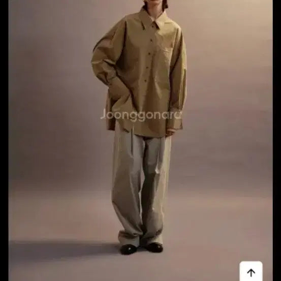 [BUNJANG] Ethos Oversized Cuff Shirt / 에토스 오버핏  커프스 셔츠