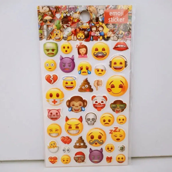 [BUNJANG] Fluffy Emoji Stickers / [고전문구] 폭신 에모지 스티커