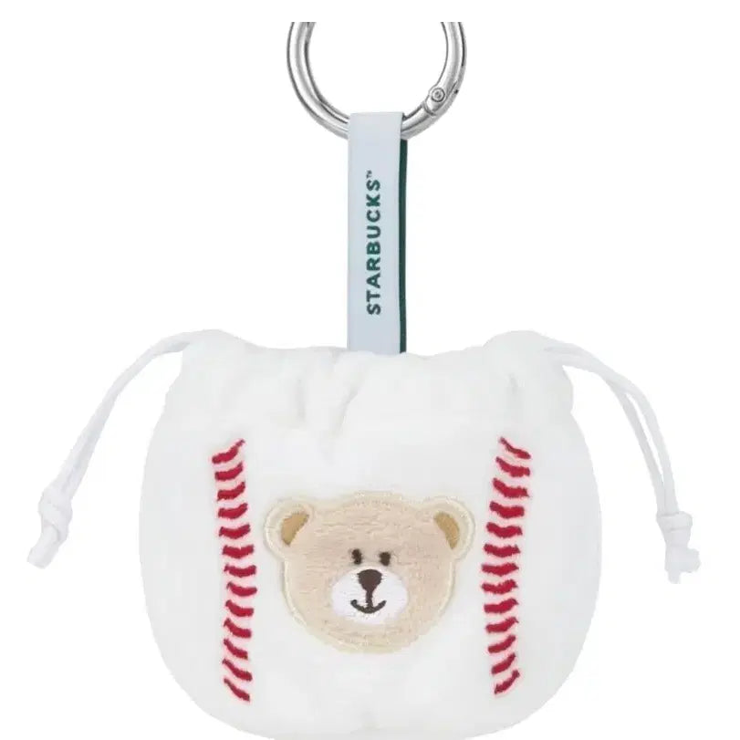 [BUNJANG] Starbucks x KBO Baseball Drawstring Pouch Keychain / 스타벅스 x KBO 야구공 복조리 파우치 키링