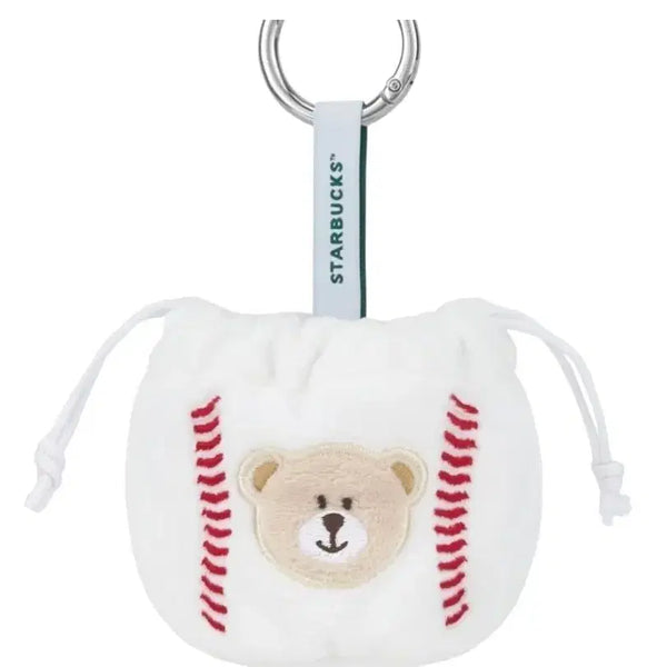 [BUNJANG] Starbucks x KBO Baseball Drawstring Pouch Keychain / 스타벅스 x KBO 야구공 복조리 파우치 키링