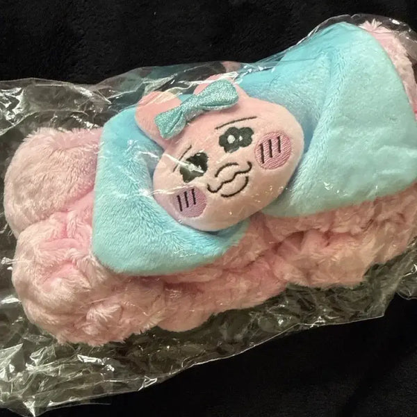 [BUNJANG] Pantsu Rabbit Headband Keychain / 빤쮸토끼 세안밴드 키링 미개봉