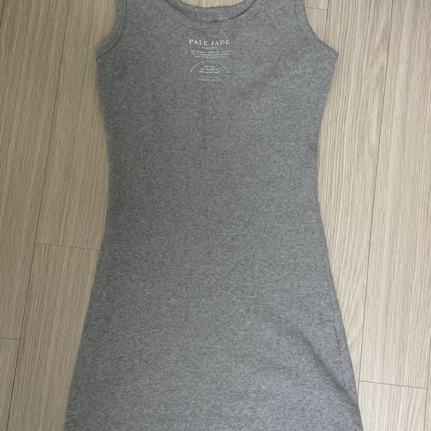 [BUNJANG] Pale Jade Sleeveless Dress Grey / 페일제이드 슬리브리스 원피스 그레이