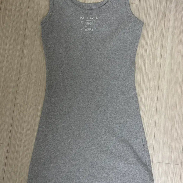 [BUNJANG] Pale Jade Sleeveless Dress Grey / 페일제이드 슬리브리스 원피스 그레이