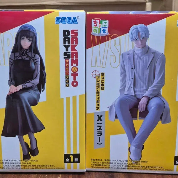 [BUNJANG] Sega Sakamoto Days 2 Types Figure (Osaragi Slur excluded) Sealed / 미개봉 일괄) 세가 사카모토 데이즈 X슬러 오사라기 초코노세 피규어정리