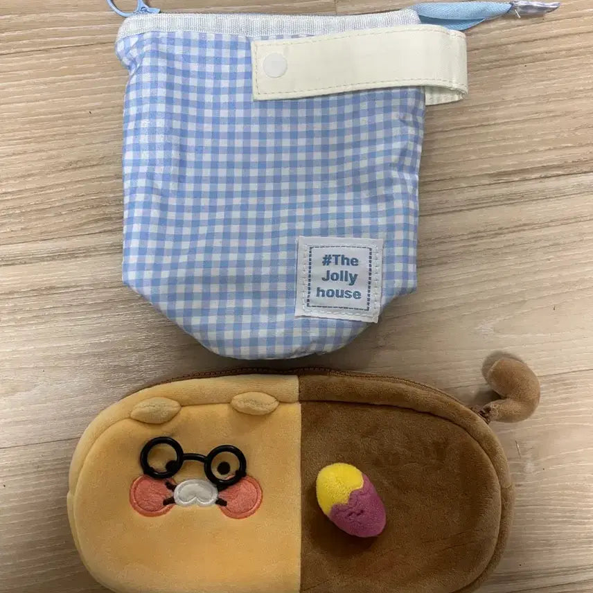 [BUNJANG] Blue Plaid Pencil Case & Chun-Sik Pencil Case / [무료배송] 귀여운 필통