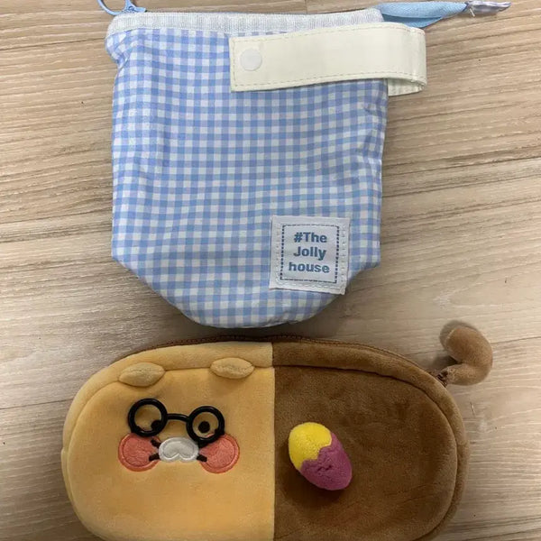 [BUNJANG] Blue Plaid Pencil Case & Chun-Sik Pencil Case / [무료배송] 귀여운 필통