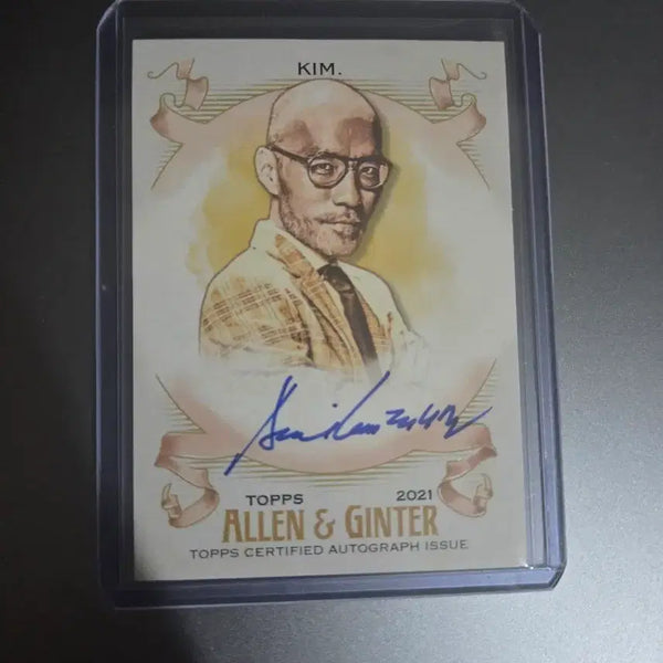 [BUNJANG] KBO Daniel Kim 2021 Allen & Ginter Autograph Baseball Card / KBO) 대니얼킴 김서형 2021 Alllen & Ginter 친필 사인
