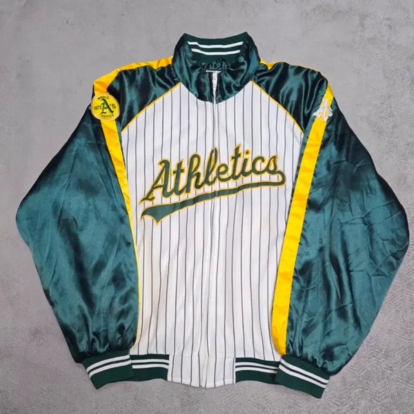 [BUNJANG] G-III Sports Oakland Athletics Baseball Jacket / G-III sports 오클랜드 애슬레틱스 야구 점퍼