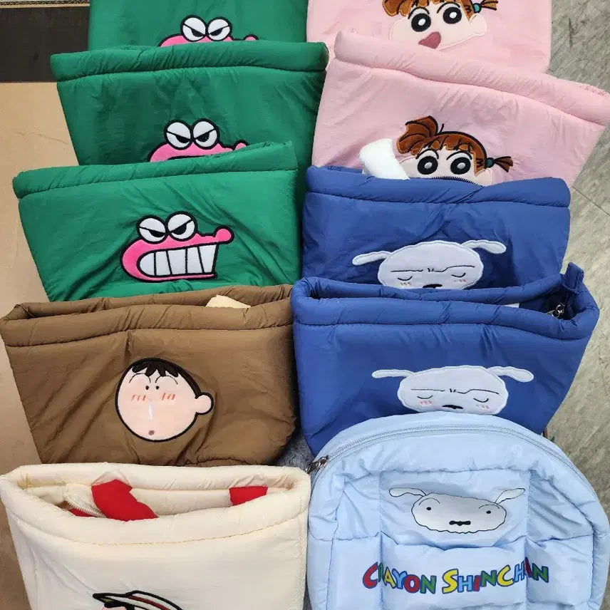 [BUNJANG] Crayon Shin-chan & Hello Kitty Golf Ball Pouches (Set of 14) / 짱구 골프공 파우치 가방외  헬로키티 파우치  14종