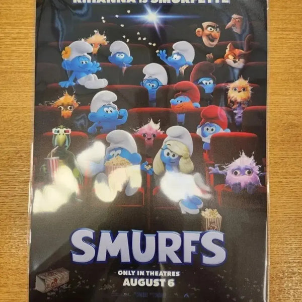 [BUNJANG] Smurfs Movie Poster / 씨네큐 스머프 영화 포스터