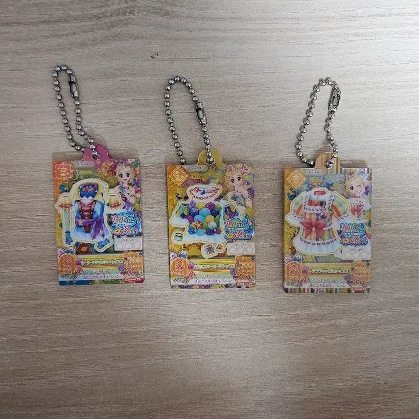 [BUNJANG] Aikatsu Hinaki Shinomiya Acrylic Charm Gacha Series 1 Bundle Set / 아이카츠 히나키(희나) 아이엠스타 카드 아크릴 키링 가챠 1탄 일괄