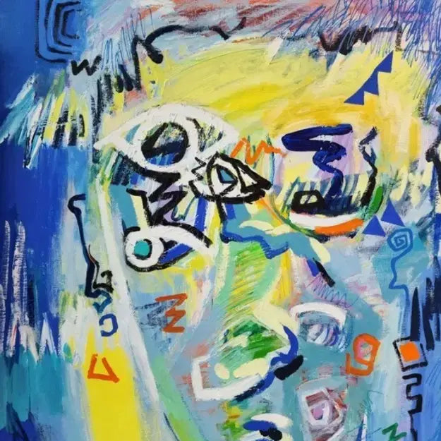 [BUNJANG] Gi Ok Ran Transhuman Abstract Painting / 기옥란추상화