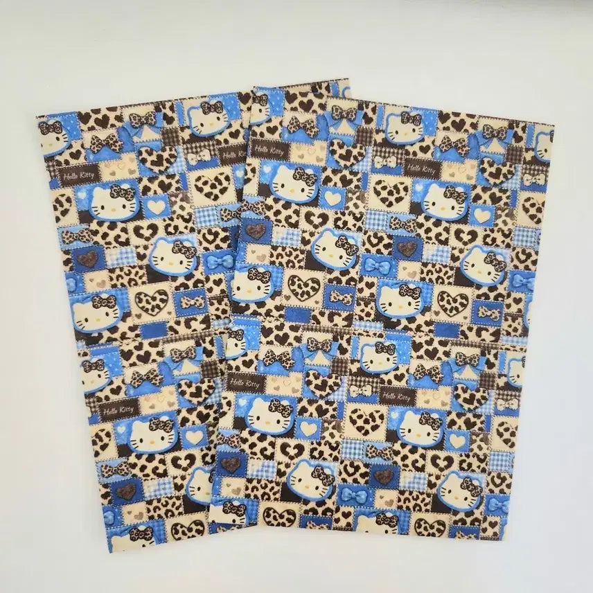 [BUNJANG] Hello Kitty Leopard Print Pouch Bag (Snack Bag) / 헬로키티 호피 수봉 (빵봉투)