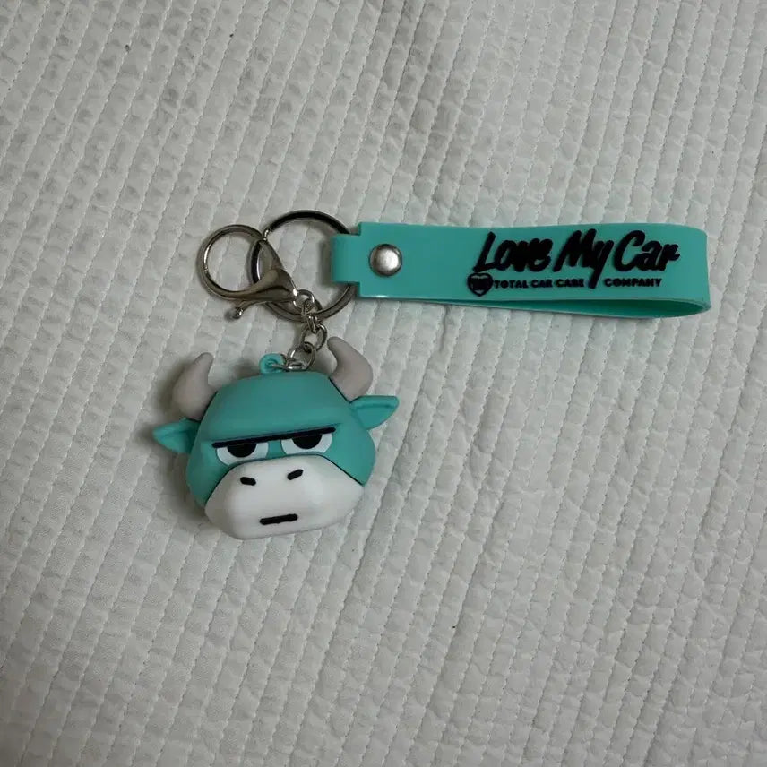 [BUNJANG] Bullsone Mint Bull Character Keychain / 불스원 민트 황소 캐릭터 키링