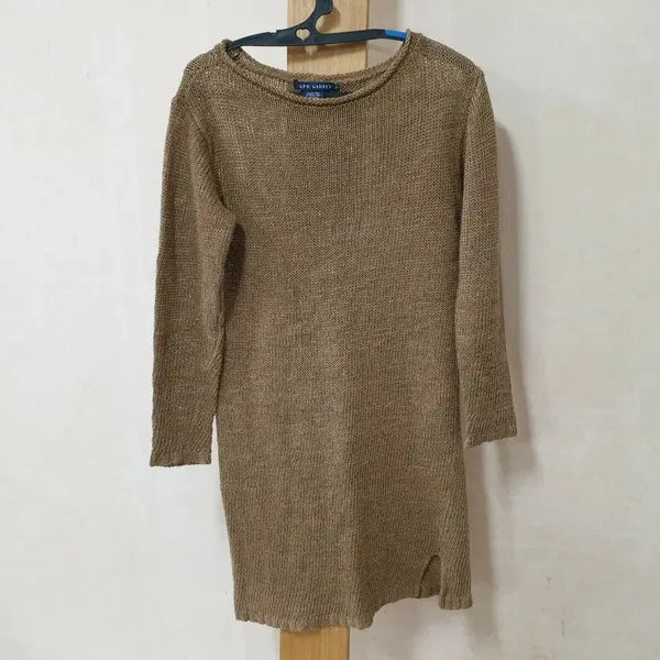 [BUNJANG] Ralph Lauren Linen Knit Dress - Size S / 랄프로렌 린넨 니트 원피스 S