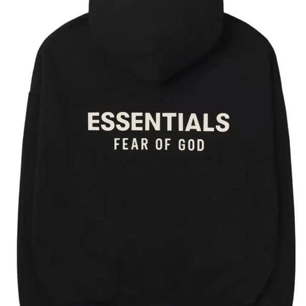 [BUNJANG] Fear of God Essentials Hoodie/Sweatshirt Set Black M / (급처) (새상품)(풀구성)피어오브갓 에센셜 후드티/맨투맨 세트 팝니다