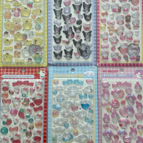 [BUNJANG] Sanrio Stickers Bundle Set / 산리오 스티커