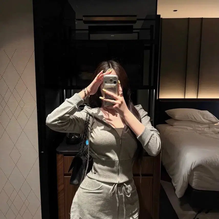 [BUNJANG] Pearl Two-Piece Set / 펄 투피스 세트