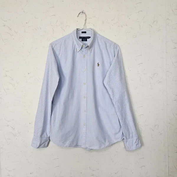 [BUNJANG] Polo Ralph Lauren Women's Slim Fit Striped Shirt / 폴로 랄프로렌 슬림핏 셔츠 55