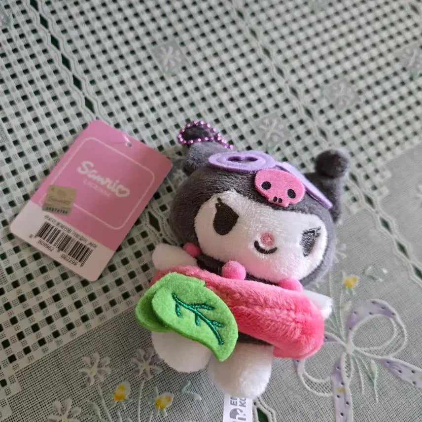 [BUNJANG] Sanrio Kuromi Plush Doll Keychain / 산리오 쿠로미 인형 키링 봉제인형