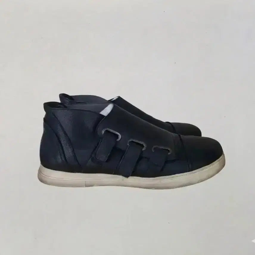 [BUNJANG] Stuart Weitzman Leather Velcro High-Top Sneakers Size 37.5 / 스튜어트와이츠먼 벨크로 하이탑 양가죽 스니커즈 37.5 사이즈(아시안핏)