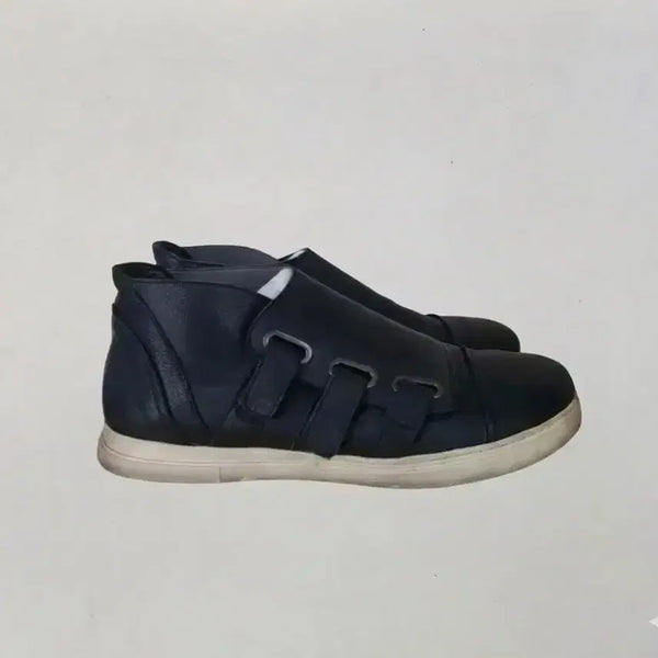 [BUNJANG] Stuart Weitzman Leather Velcro High-Top Sneakers Size 37.5 / 스튜어트와이츠먼 벨크로 하이탑 양가죽 스니커즈 37.5 사이즈(아시안핏)