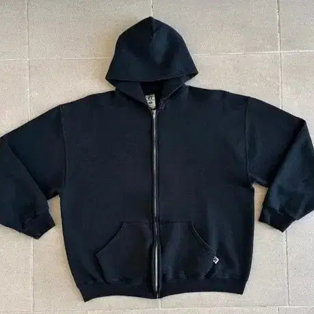 [BUNJANG] Vintage Russell Athletic Hoodie Zip-up Black L / 빈티지 러셀 후드집업 블랙 L