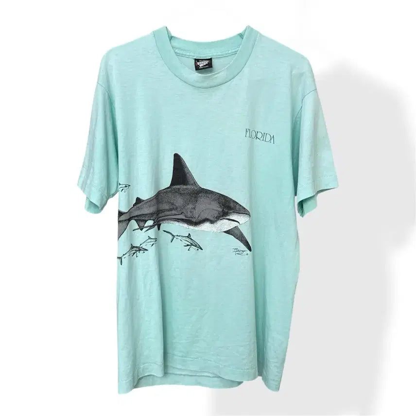 [BUNJANG] Vintage Screen Stars Shark Graphic T-Shirt / 90s 스크린 스타즈 상어 그래픽 빈티지 티셔츠