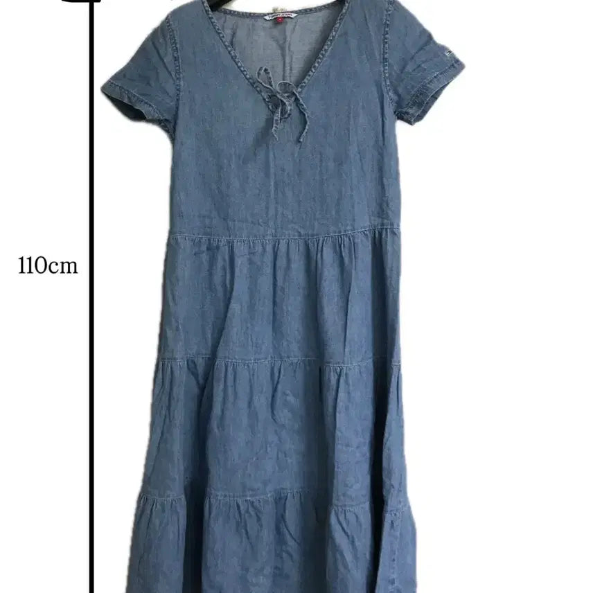 [BUNJANG] Tommy Hilfiger Denim Long Dress / 타미힐피거 진스 원피스