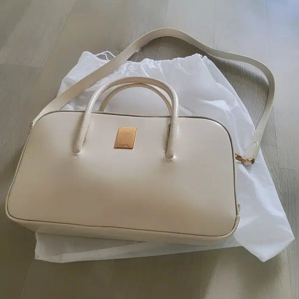 [BUNJANG] Couronne Summer Tote Shoulder Bag / ( 정가 30만원정도 )  쿠론 베이지 토트 숄더
