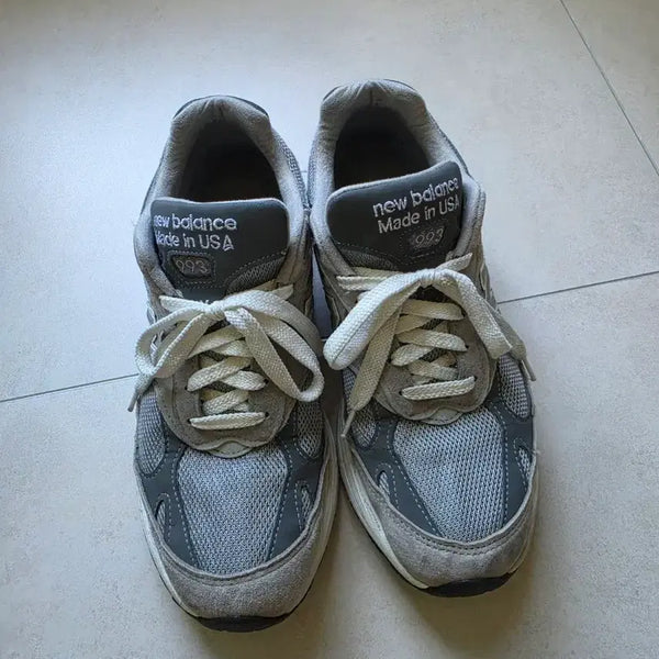 [BUNJANG] New Balance 993 Made in USA Grey Sneakers (275) / 뉴발란스 993 회색 운동화 Made in USA 275