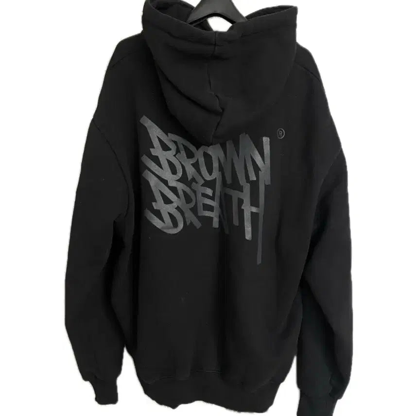 [BUNJANG] Brownbreath Fleece Hoodie L / 브라운브레스 기모후드 L