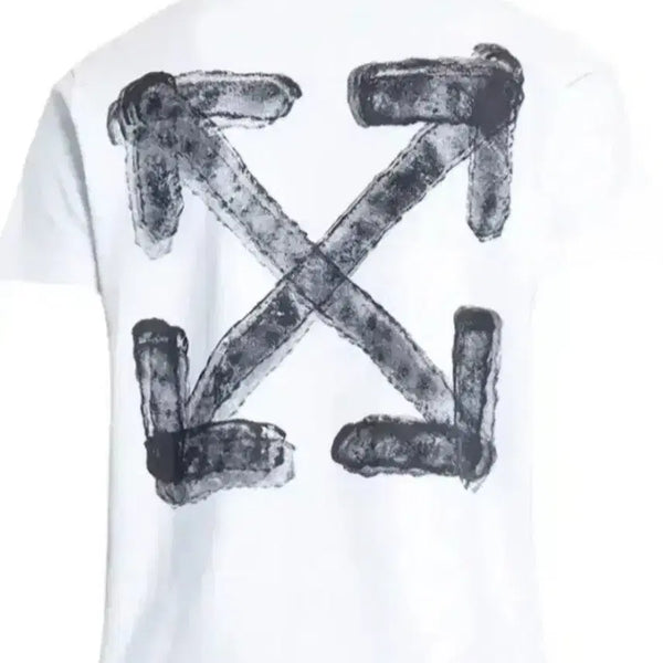 [BUNJANG] Off-White White Short Sleeve T-Shirt / Off-White 오프화이트 화이트 반팔 티셔츠