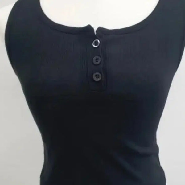 [BUNJANG] Sleeveless Crop Top / 민소매나시 크롭티