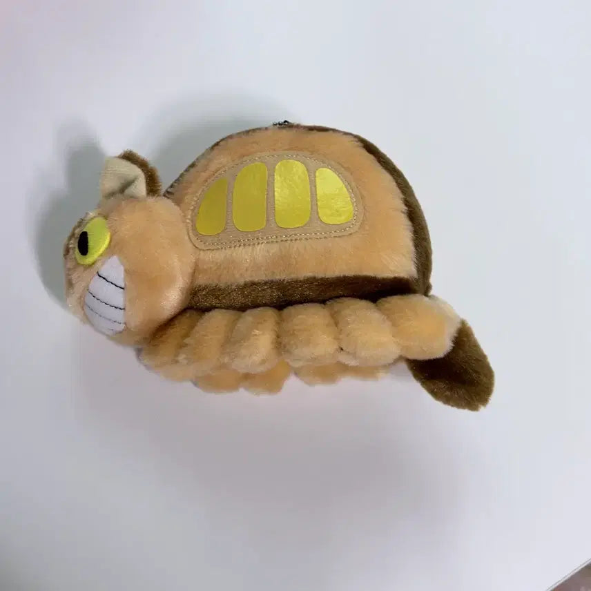 [BUNJANG] Studio Ghibli My Neighbor Totoro Catbus Plush Keychain / 지브리 토토로 고양이 버스 뱃지 인형 키링