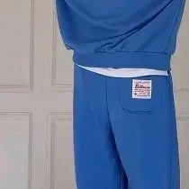 [BUNJANG] LYLON Blue Oversized Training Set / LYLON 블루 트레이닝 세트 미사용품 오버핏