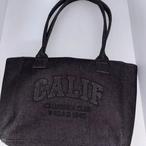 [BUNJANG] Whoau Shoulder Bag Dark Gray / 후아유 숄더백 다크 그레이