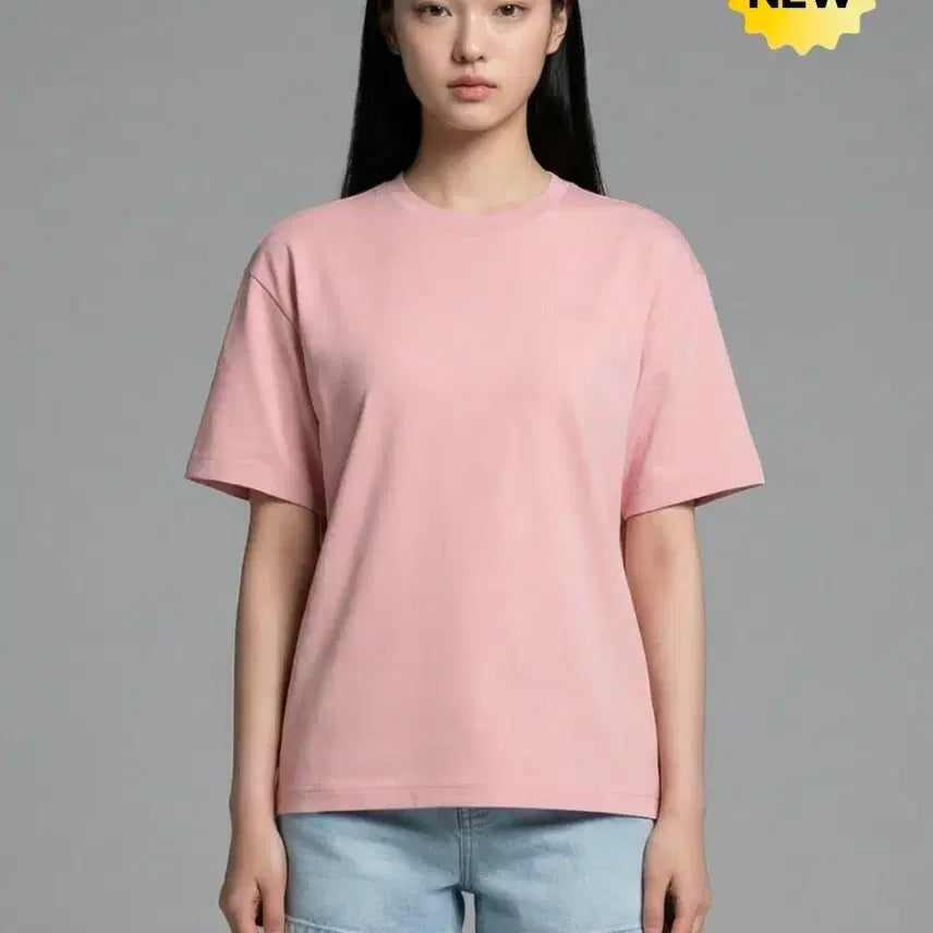 [BUNJANG] National Geographic Supima Semi Oversized Short Sleeve T-Shirt / 내셔널지오그래픽 수피마 세미 오버핏 반팔 티셔츠