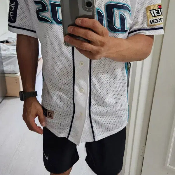 [BUNJANG] NC Dinos Player Issued Baseball Jersey (Size 105) / <<선수지급용 템!>> 엔씨 다이노스 선수용 유니폼!(feat.105)
