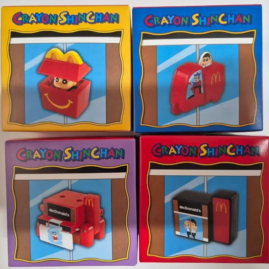 [BUNJANG] Crayon Shin-chan McDonald's Happy Meal Set (4 Types) / 맥도날드 짱구 해피밀 4종