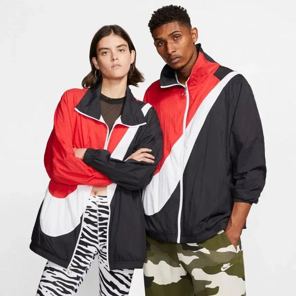 [BUNJANG] Nike Big Swoosh Woven Windbreaker Jumper / 나이키 빅스우시 우븐 바람막이 점퍼