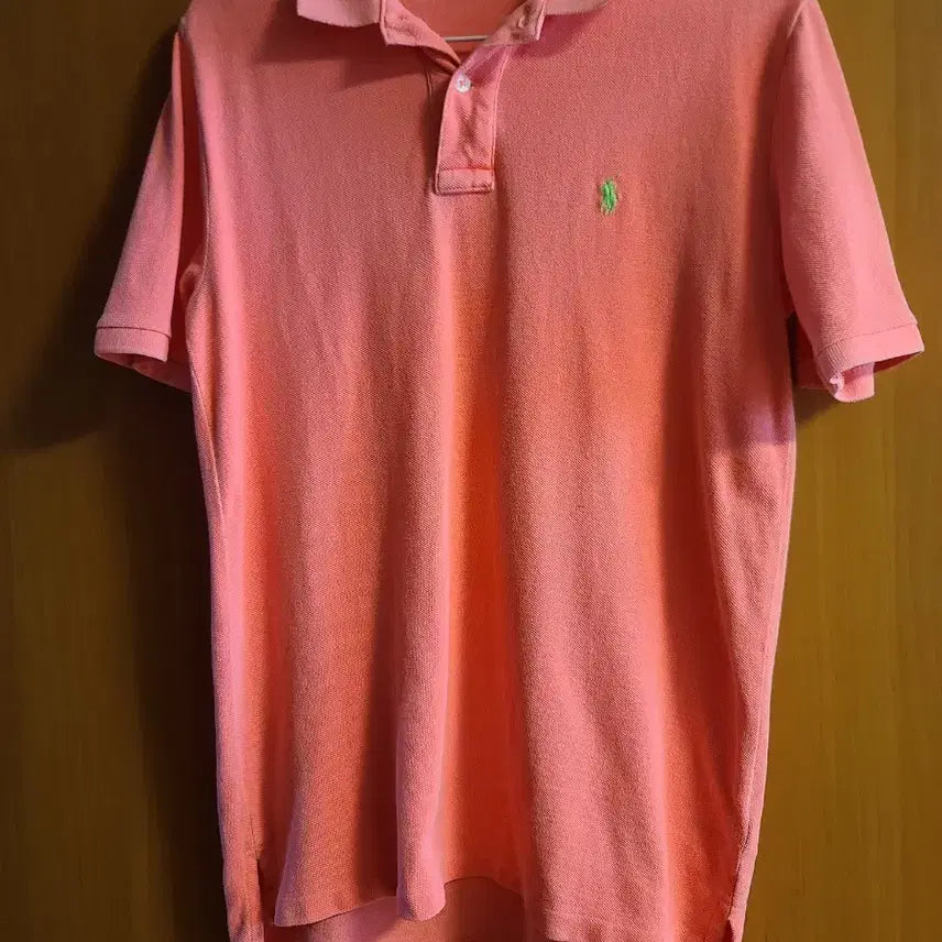 [BUNJANG] Polo Ralph Lauren Coral Short Sleeve Polo Shirt / 폴로 랄프로렌 코랄색 반팔 카라티