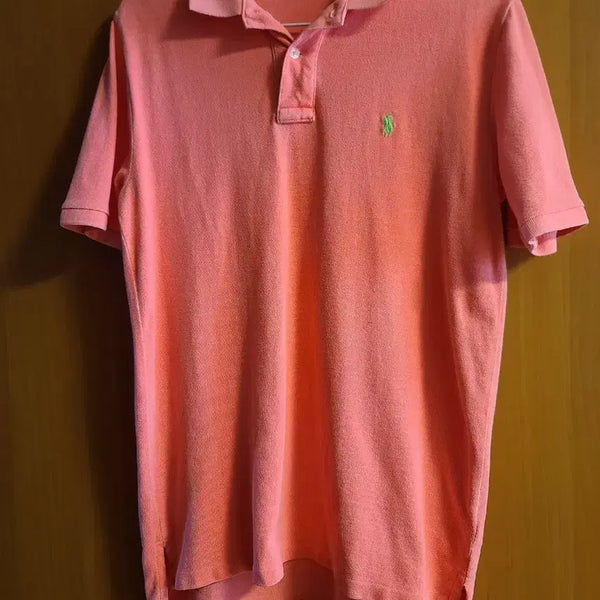 [BUNJANG] Polo Ralph Lauren Coral Short Sleeve Polo Shirt / 폴로 랄프로렌 코랄색 반팔 카라티