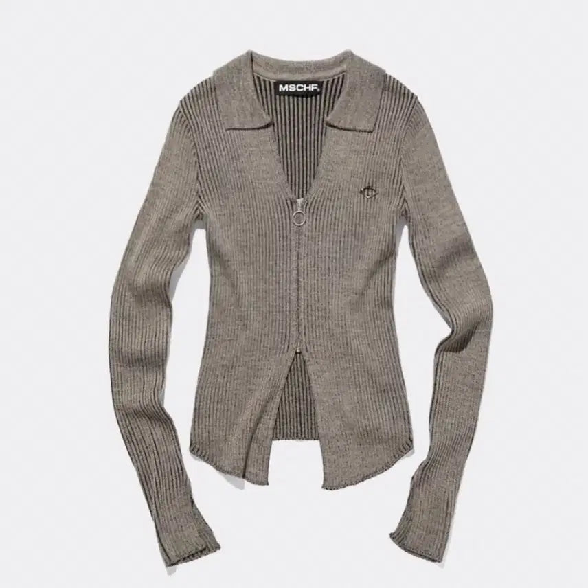 [BUNJANG] Mischief Knitted Shirt Black Beige / 미스치프 니티드 셔츠 블랙 베이지